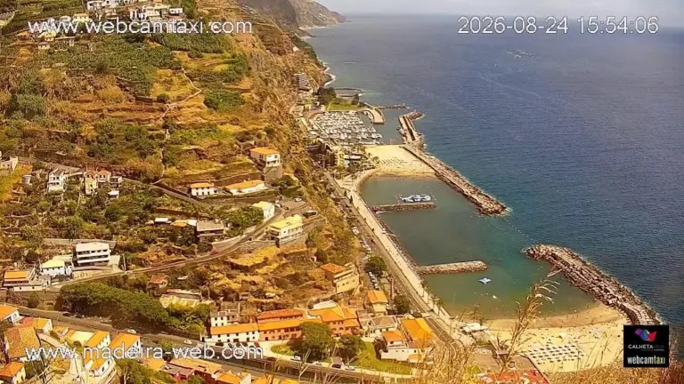 Standbild der Livekamera Calheta auf Madeira