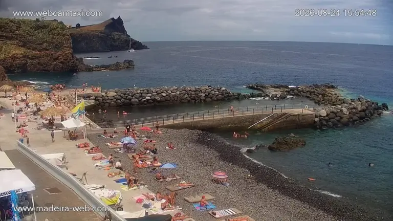 Standbild der Livekamera Caniço auf Madeira
