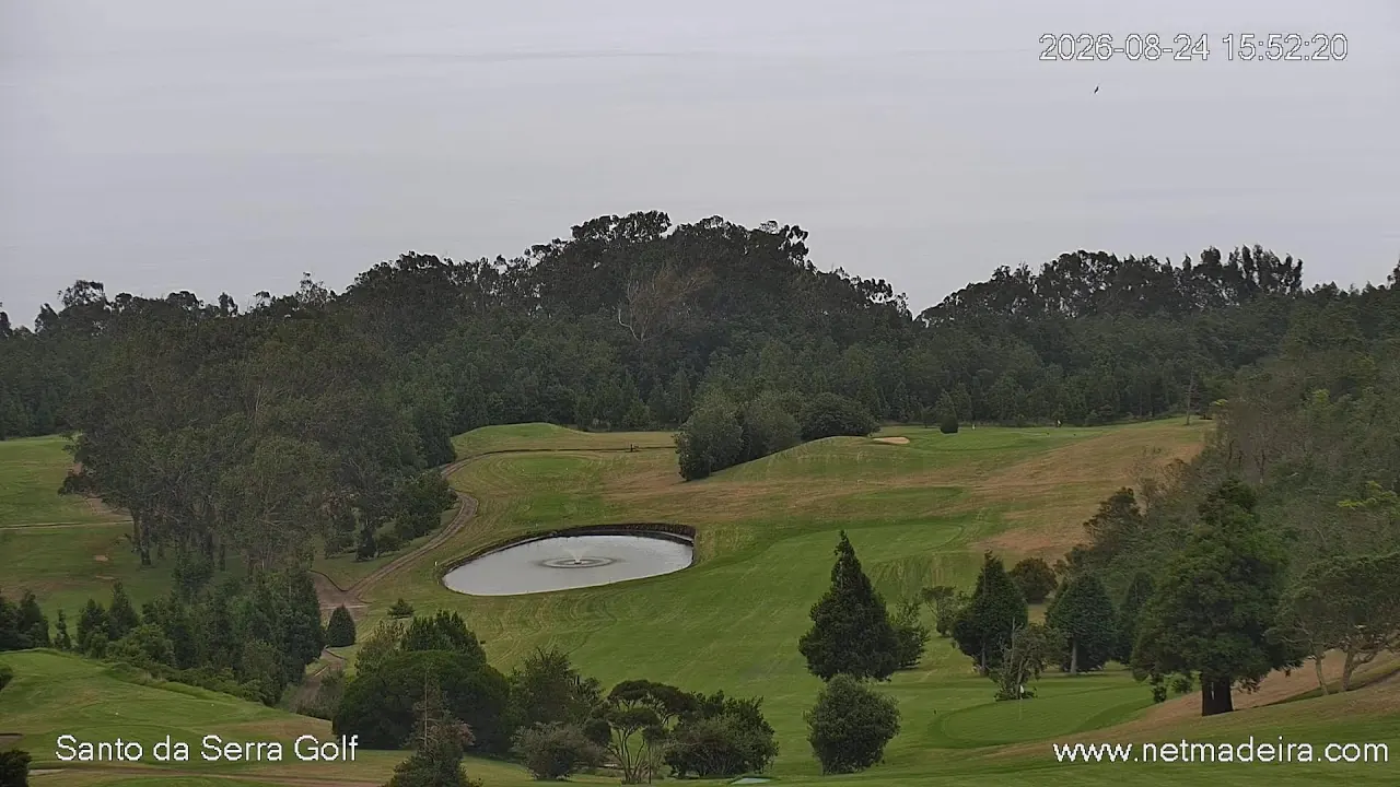Still from the live camera at Santo da Serra, Madeira